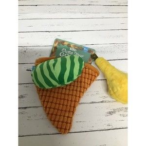 Bark Box Outta Your Gourd Medium- Large New Dog Toy Squeak Crinkle